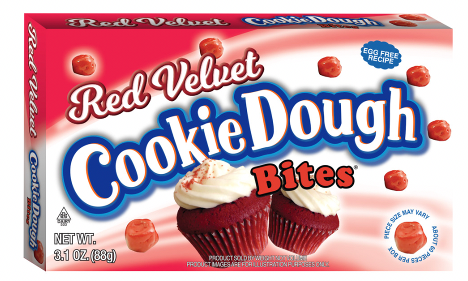 Red Velvet Cookie Dough Bites