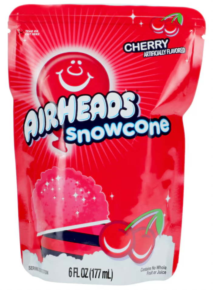 Snowcone- Airheads Cherry