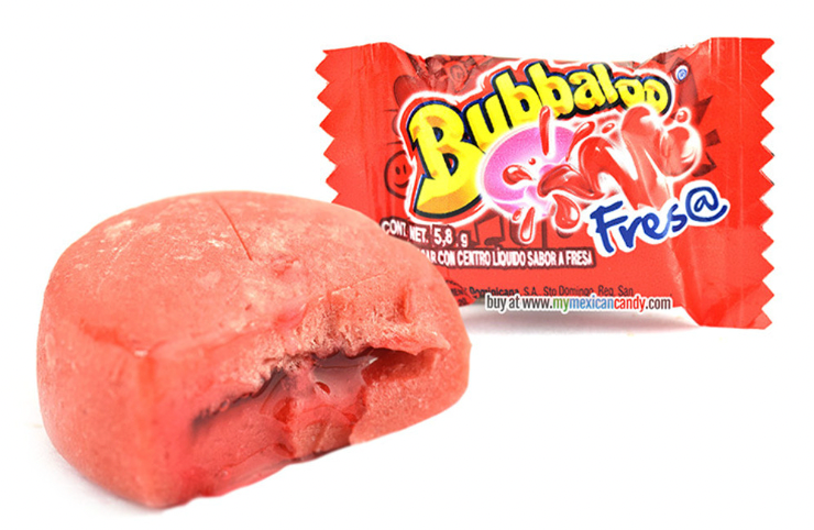 Bubbaloo Strawberry Gum