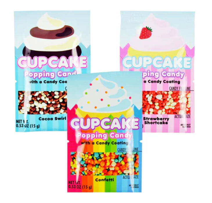 Cupcake Popping Candy