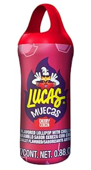 Lucas Cherry Lollipop Powder