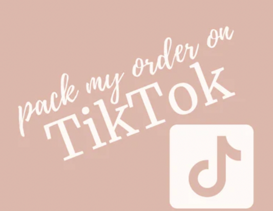 Tiktok Packaging Video✨